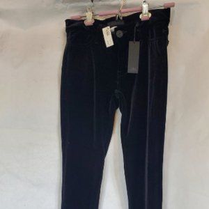 Tag Elemental Lonny's Black Velvet Skinny Pant NWT